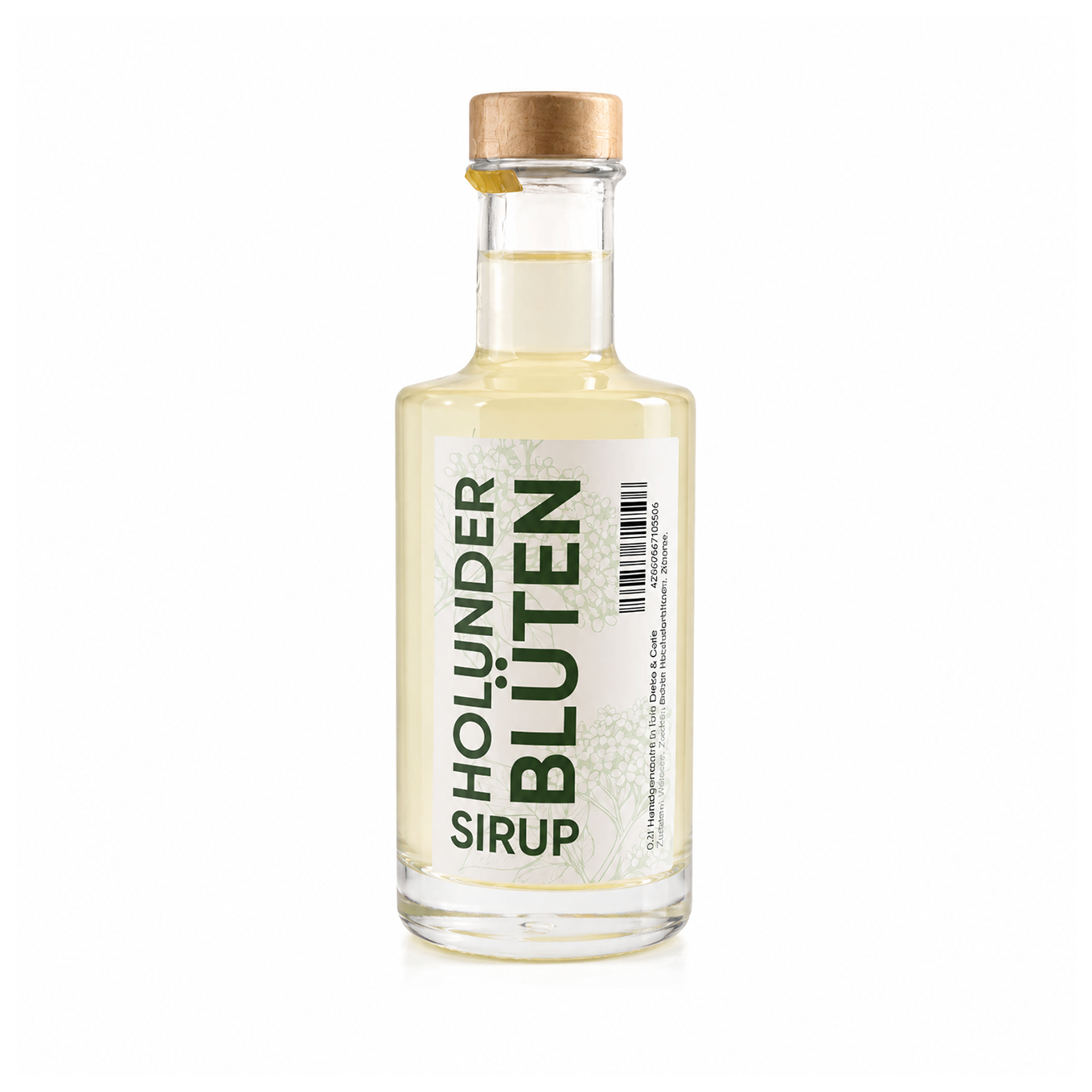 Hausgemachter Holunderblütensirup